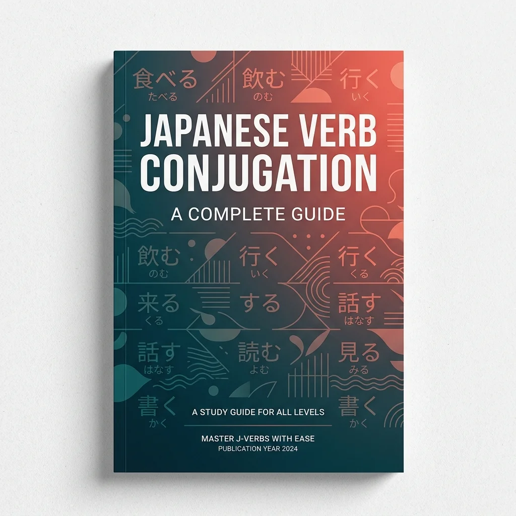 Japanese Verb Conjugation Chart cover